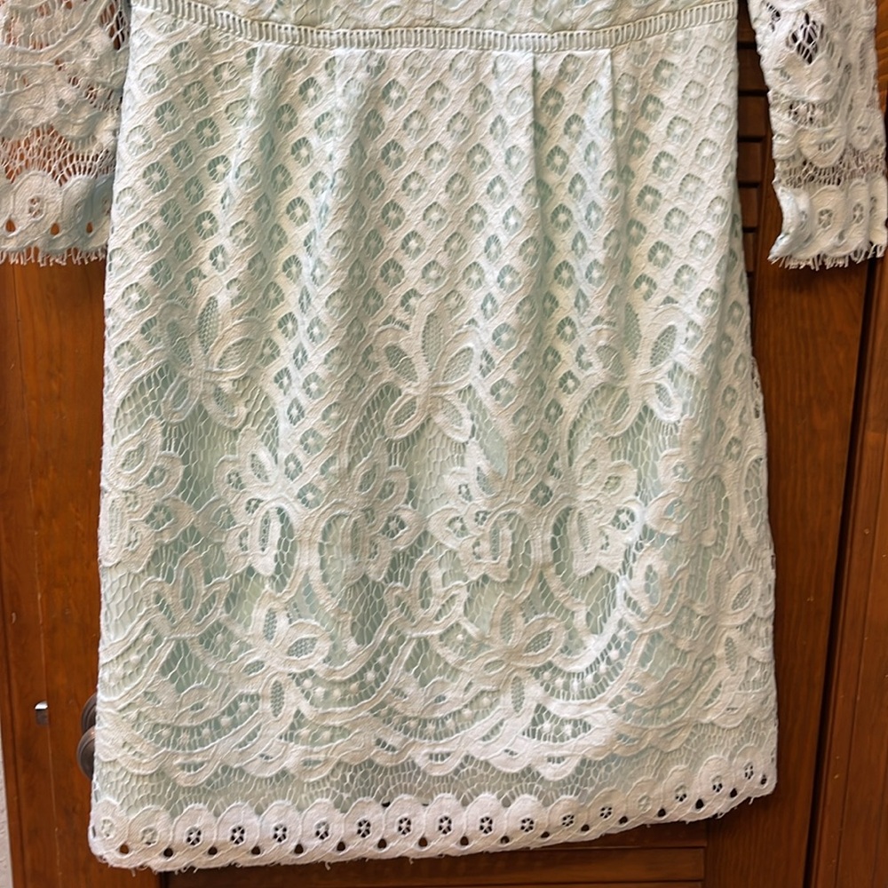 A Pea in the Pod dress size S mint green - Picture 4 of 8